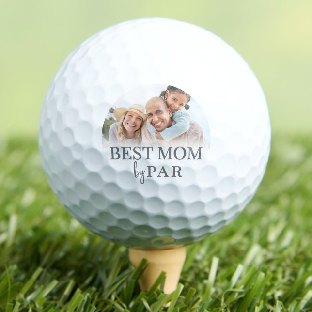 Best Mom By Par Photo Mother Golf Balls (Best Mom By Par Photo Mother Golf Balls)