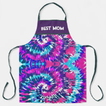 BEST MOM COLORFUL ABSTRACT TIE-DYE DESIGN
