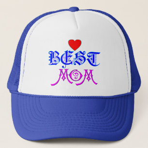 ♔♥°•Best Mom-Cool Attitude Stylish Trucker Hat•°♥♔ Hat