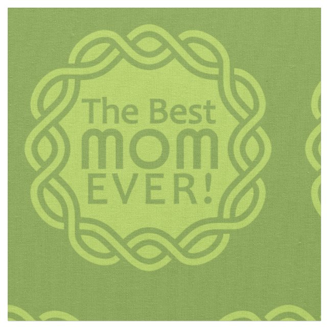 BEST MOM custom colour fabric (Close Up)
