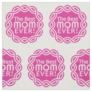 BEST MOM custom colour fabric
