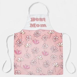 Best Mom Cute Flowers Apron