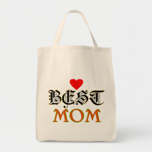 ♔♥°•Best Mom Eco-Friendly Chic Grocery Tote•°♥♔ Tote Bag
