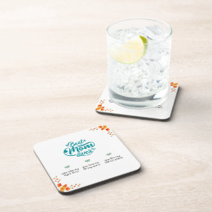 Best Mom Ever - 3 Reasons I Love You Coaster