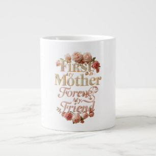 Best Mom Ever 3D Heart Design   Gift for Mom   Bir Large Coffee Mug
