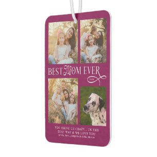 Best Mom Ever 4 Photos Mothers Day Gifts Air Freshener