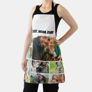 Best Mom Ever – 8 Photo Collage Frame Template Apron