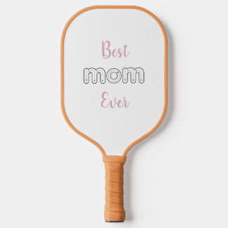 Best Mom Ever Alphabet Tracing Mother's Day Gift Pickleball Paddle