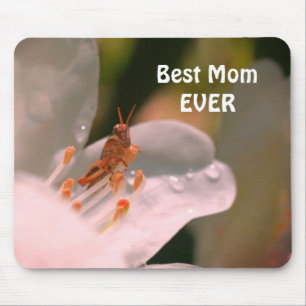 Best Mom Ever Azalea And Grasshopper  Mouse Pad