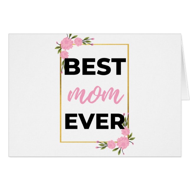 Best Mom Ever black (Front Horizontal)
