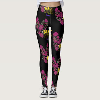 best mom ever black leggings