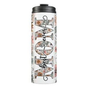 Best Mom Ever Boho Floral Thermal Tumbler