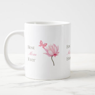 Best Mom Ever Butterfly, Mothers Day, Birthday Large Coffee Mug