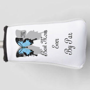 Best Mom Ever by Par Blue Backed Butterfly   Golf Head Cover