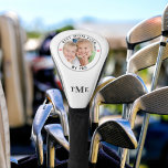 BEST MOM EVER BY PAR Photo Monogram Initials Heart Golf Head Cover<br><div class="desc">For the special golf-enthusiast mother, create a unique photo golf head cover with the editable title BEST MOM EVER BY PAR with cute pink hearts and personalized with a photo and her monogram. PHOTO TIP: Choose a photo with the subject in the middle and/or pre-crop it to a square shape...</div>