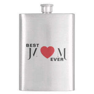 Best MOM Ever Classic Hip Flask Design