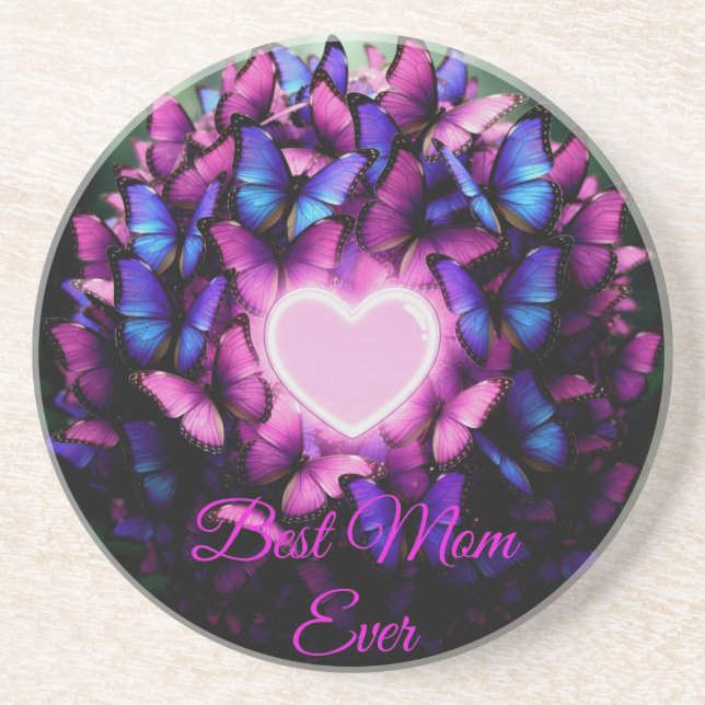 Best Mom Ever  Coaster (Front)