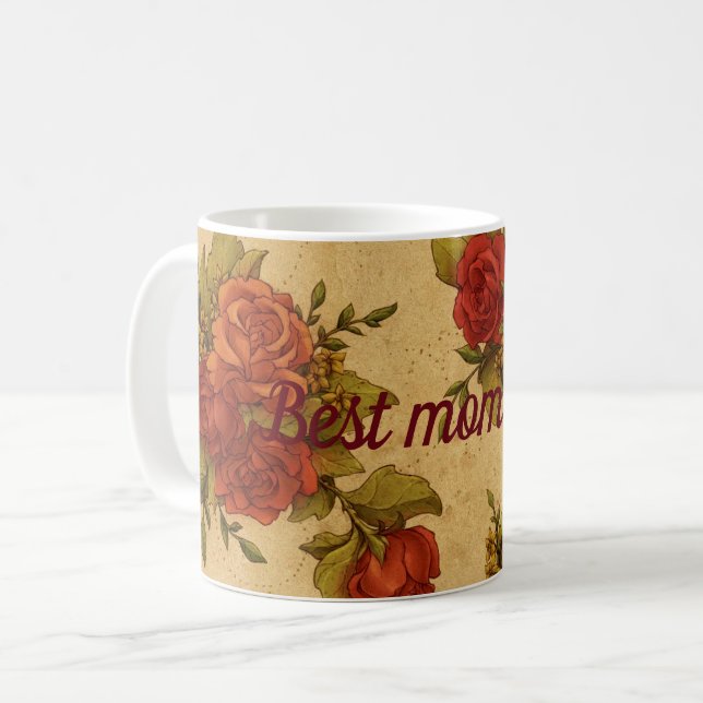 Best mom ever coffee mug (Front Left)