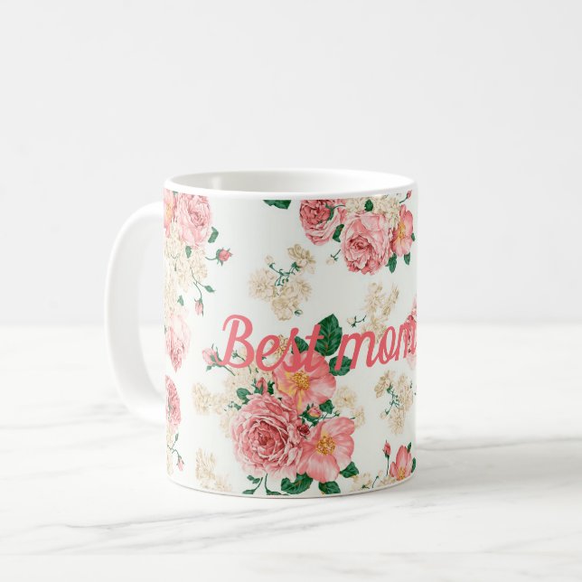 Best mom ever coffee mug (Front Left)