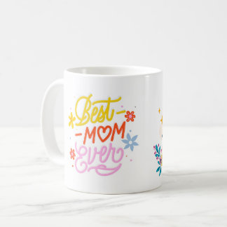 🌈 Best Mom Ever – Colourful Cartoon Hug Mug 🌈