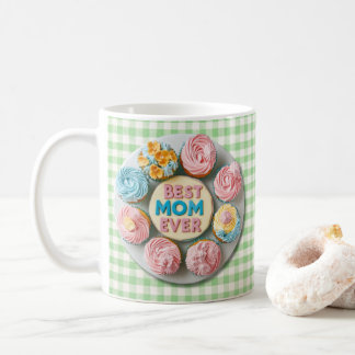 BEST MOM EVER Cupcake Mug Design