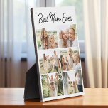 Best Mom Ever Custom 6 Photo Collage Plaque<br><div class="desc">Create a beautiful tribute to Mom with this custom photo collage plaque. Featuring six favourite photos and the message Best Mom Ever, this high-quality wood plaque is a heartfelt way to celebrate Mothers Day, birthdays, or any day you want to show appreciation. Printed on durable birch or maple wood, it...</div>