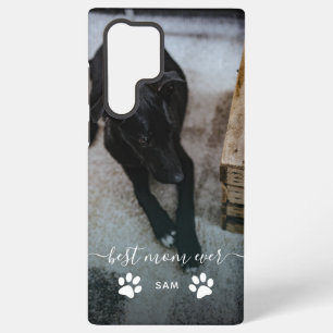 Best Mom Ever Custom Dog Photo Samsung Galaxy Case