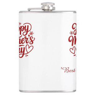 Best Mom Ever Custom Name Mug Hip Flask