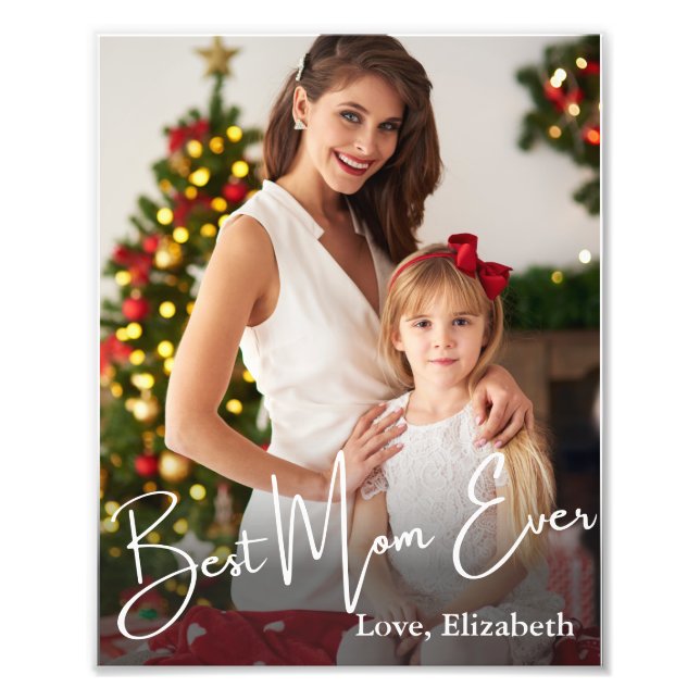 Best Mom Ever Custom Photo (Front)