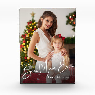 Best Mom Ever Custom Photo Block