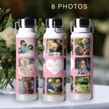 Best mom ever custom photo collage pink