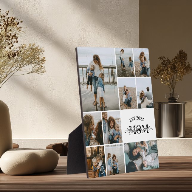 Best Mom Ever Custom Photo Collage Plaque (Creator Uploaded)