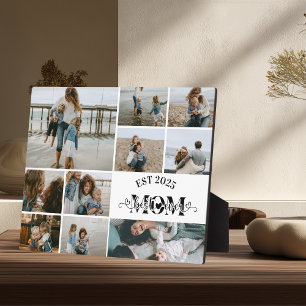 Best Mom Ever Custom Photo Collage Plaque