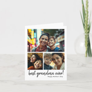 Best Mom Ever   Custom Photo Mother’s Day Thank You Card