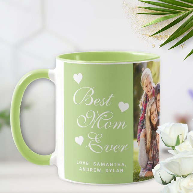Best Mom Ever Custom Photo Mug (Creator Uploaded)