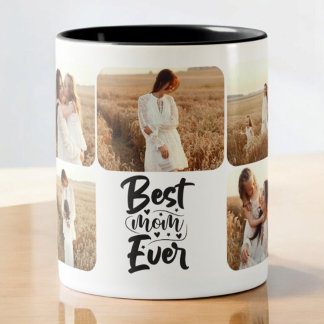 Best Mom Ever Custom Photo Mug