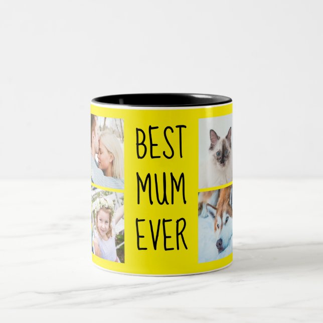 Best Mom Ever Custom Photo Mug (Center)