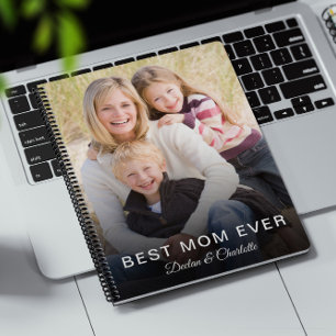 best mom ever custom photo personalized name notebook