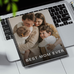 best mom ever custom photo personalized name notebook