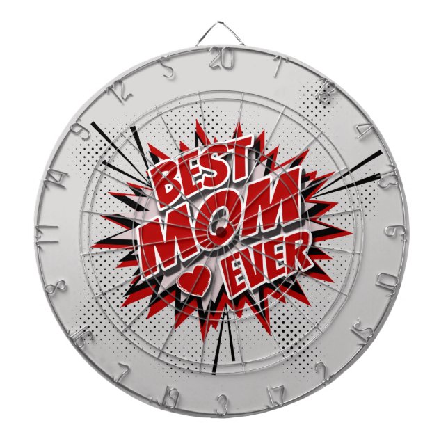 Best Mom Ever Dartboard (Front)