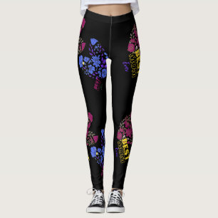 best mom ever double love black leggings