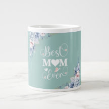 'Best Mom Ever' elegant floral gift 