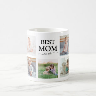 Best Mom Ever Family Photo Collage Coffee Mug