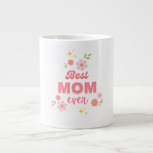 Best Mom Ever Floral Coffee Mug Cute Aesthetic M
