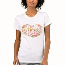 Best Mom Ever Floral Hearts Mother's Day Gift