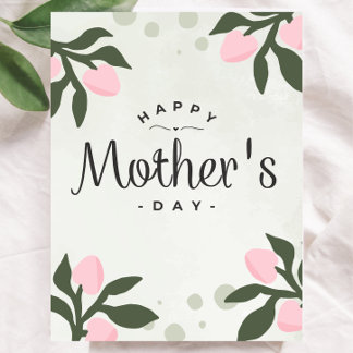 Best Mom Ever Floral Mother’s Day Card
