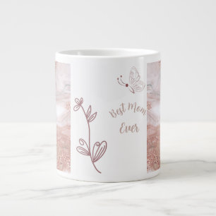 Best Mom Ever ,Flower and Butterfly Specialty Mug