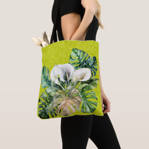 Best Mom Ever Flowers and Heart Custom Tote Bag