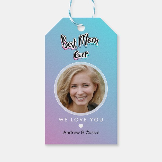 Best mom ever gift tags (Front)