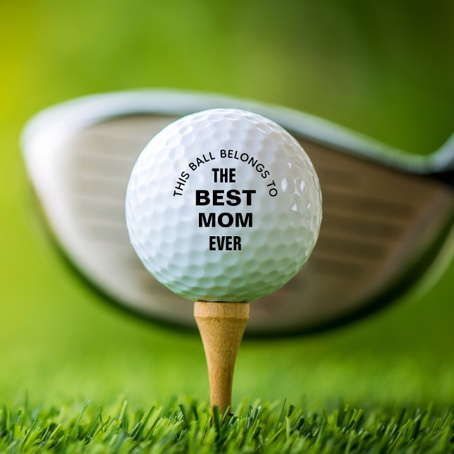 Best Mom Ever Golf Balls (Creator Uploaded)